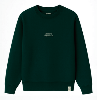 Sudadera Natural dopamine - Bottle green
