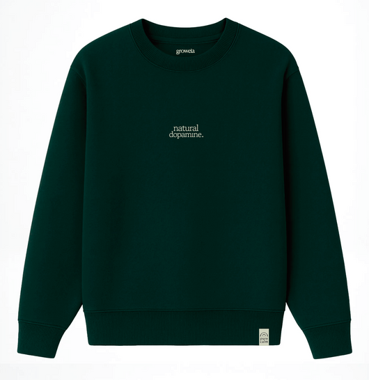 Sudadera Natural dopamine - Bottle green