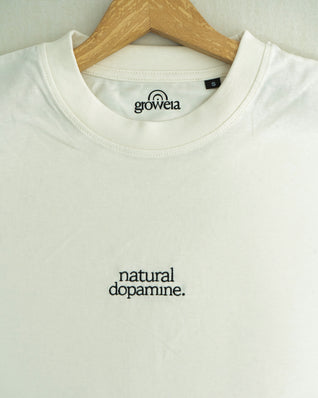 Camiseta Natural dopamine Crop Tee · Off White