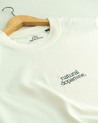 Camiseta Natural dopamine - Off white
