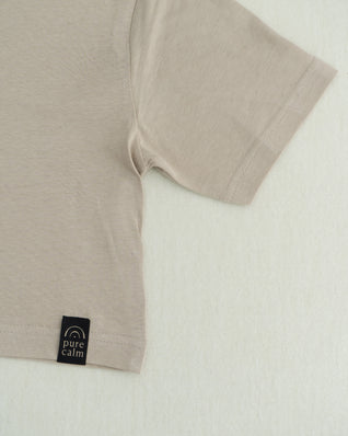 Camiseta Natural dopamine Crop Tee · Sand