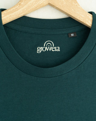 Camiseta Essential  pure calm - Bottle Green