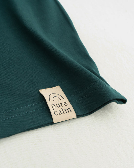 Camiseta Essential  pure calm - Bottle Green