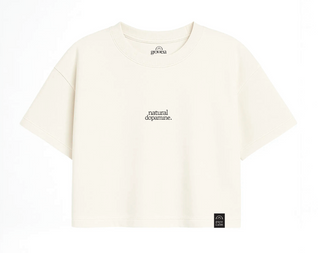 Camiseta Natural dopamine Crop Tee · Off White