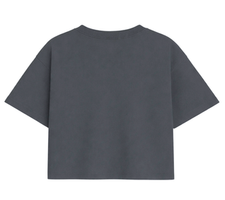 Camiseta Natural dopamine Crop Tee · Ebony