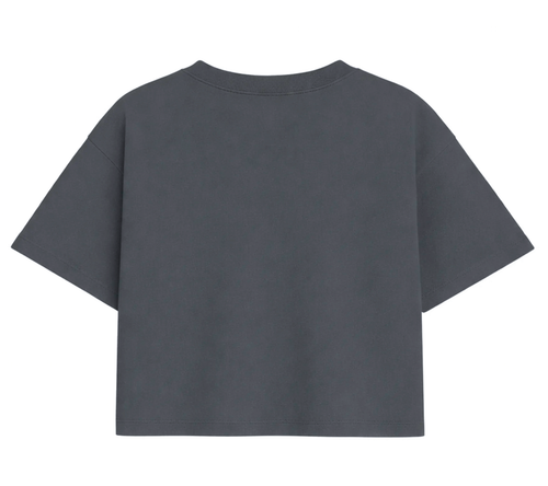 Camiseta Natural dopamine Crop Tee · Ebony