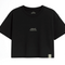 Camiseta Natural dopamine Crop Tee · Black