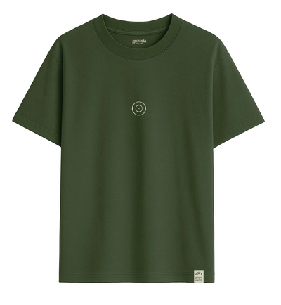 Camiseta pure calm - khaki green