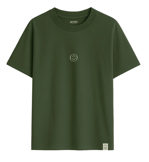 Camiseta pure calm - khaki green