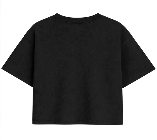 Camiseta pure calm Crop Tee · Black
