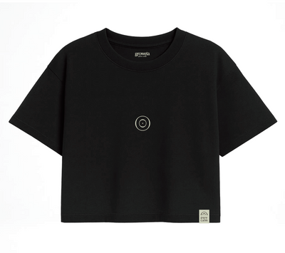 Camiseta pure calm Crop Tee · Black