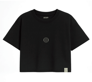 Camiseta pure calm Crop Tee · Black