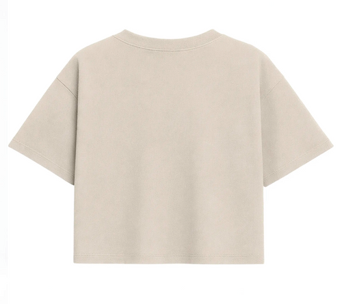 Camiseta pure calm Crop Tee · Sand