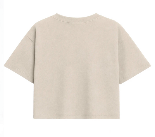 Camiseta pure calm Crop Tee · Sand