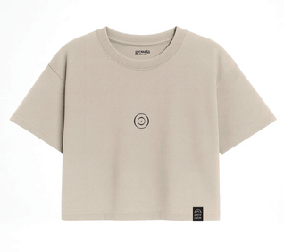 Camiseta pure calm Crop Tee · Sand