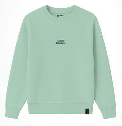 Sudadera Natural dopamine - Iceberg Green