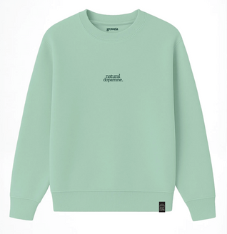 Sudadera Natural dopamine - Iceberg Green