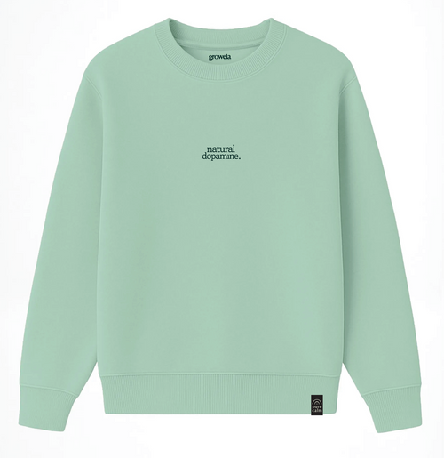 Sudadera Natural dopamine - Iceberg Green