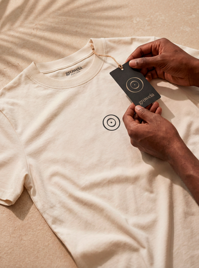 Camiseta pure calm - Off white