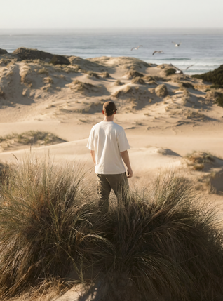 Camiseta pure calm - Off white